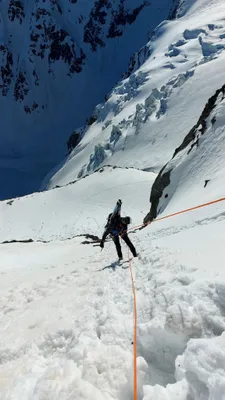 Rappel après le col de la Gouille