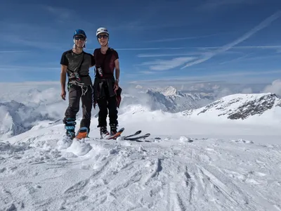 Au sommet de l'Äbeni Flue