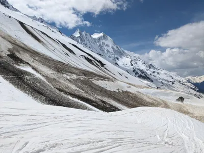 Bavures et Breithorn en redescendant dans le Lotschental